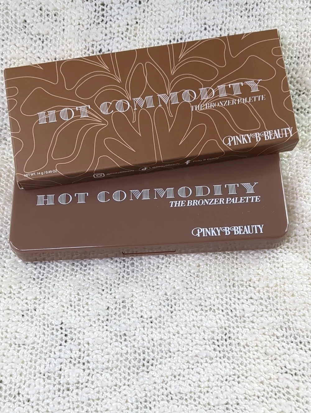 Pinky B Beauty Hot Commodity Bronzer Palette, 14g/0.49oz